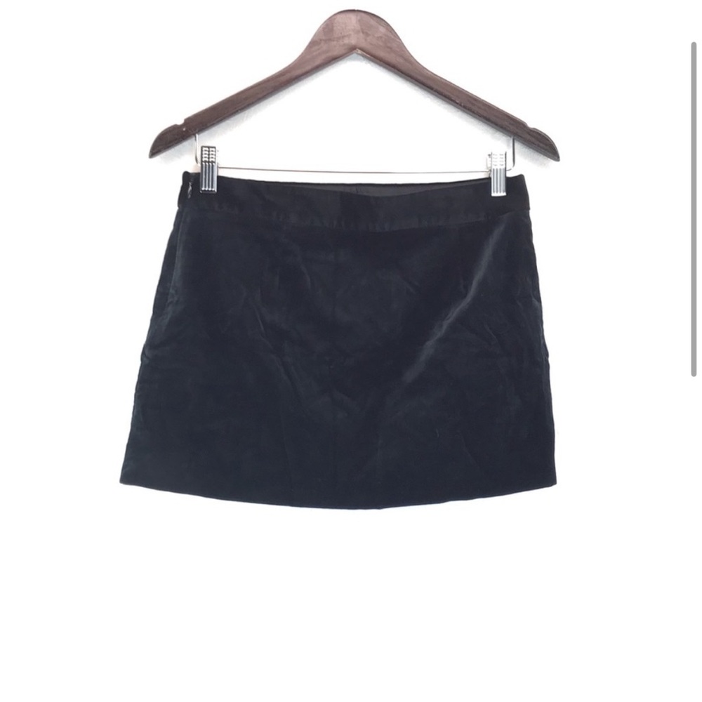 Theory Velvet Mini Skirt